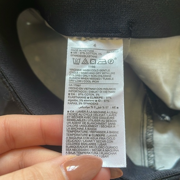 Old Navy Black and White Polka Dot Pants - Picture 3 of 5